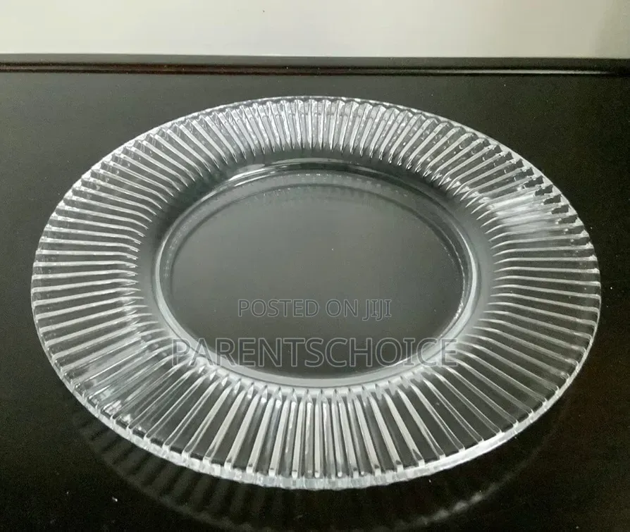 Glass Plates, 7.5 Inch Fruit, Dessert, Salad, Charger Plate- 50pcs