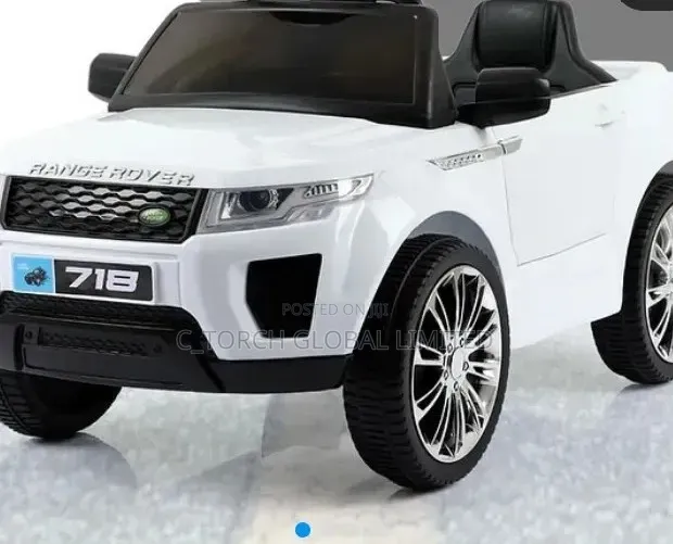 Red Range Rover-style Electric Ride-on Toy Car,