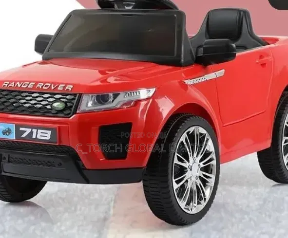 Red Range Rover-style Electric Ride-on Toy Car,