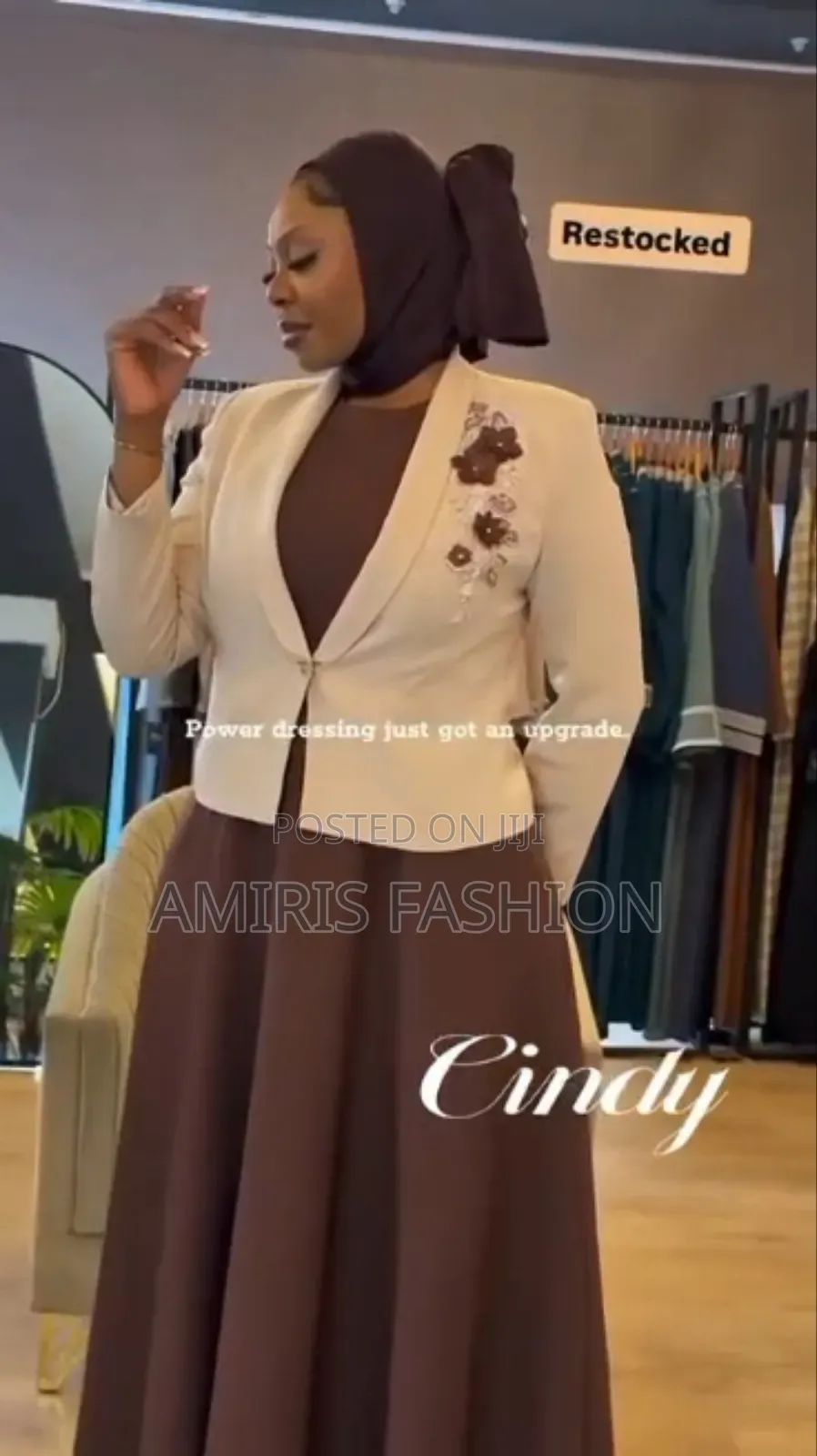 Quality and Unique Long Flare Gown With Jacket