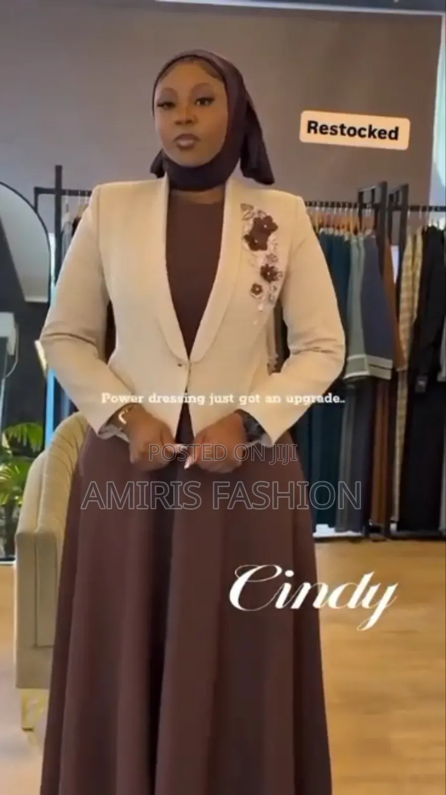 Quality and Unique Long Flare Gown With Jacket