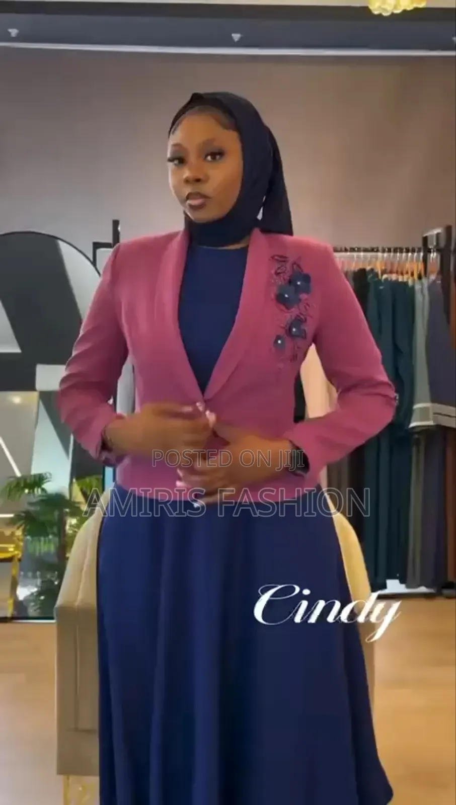 Quality and Unique Long Flare Gown With Jacket