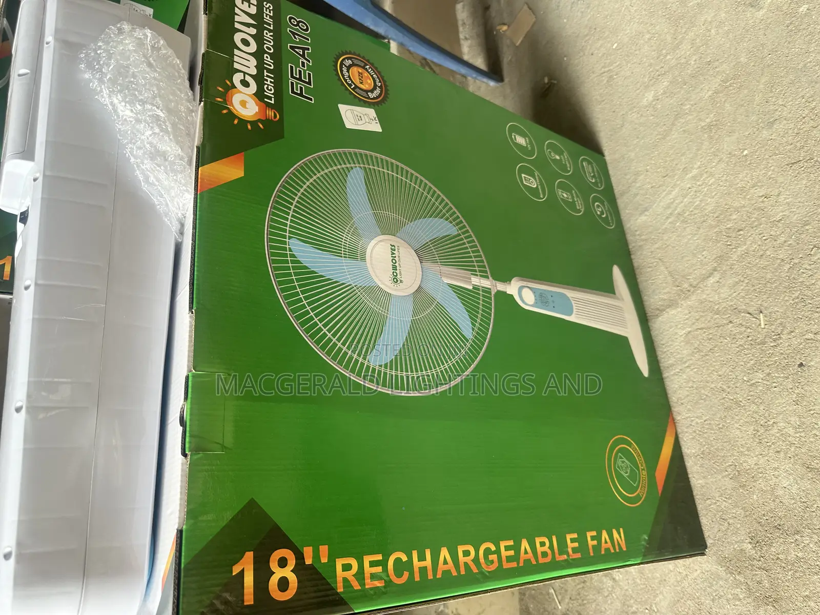 Solar Rechargeable Fan