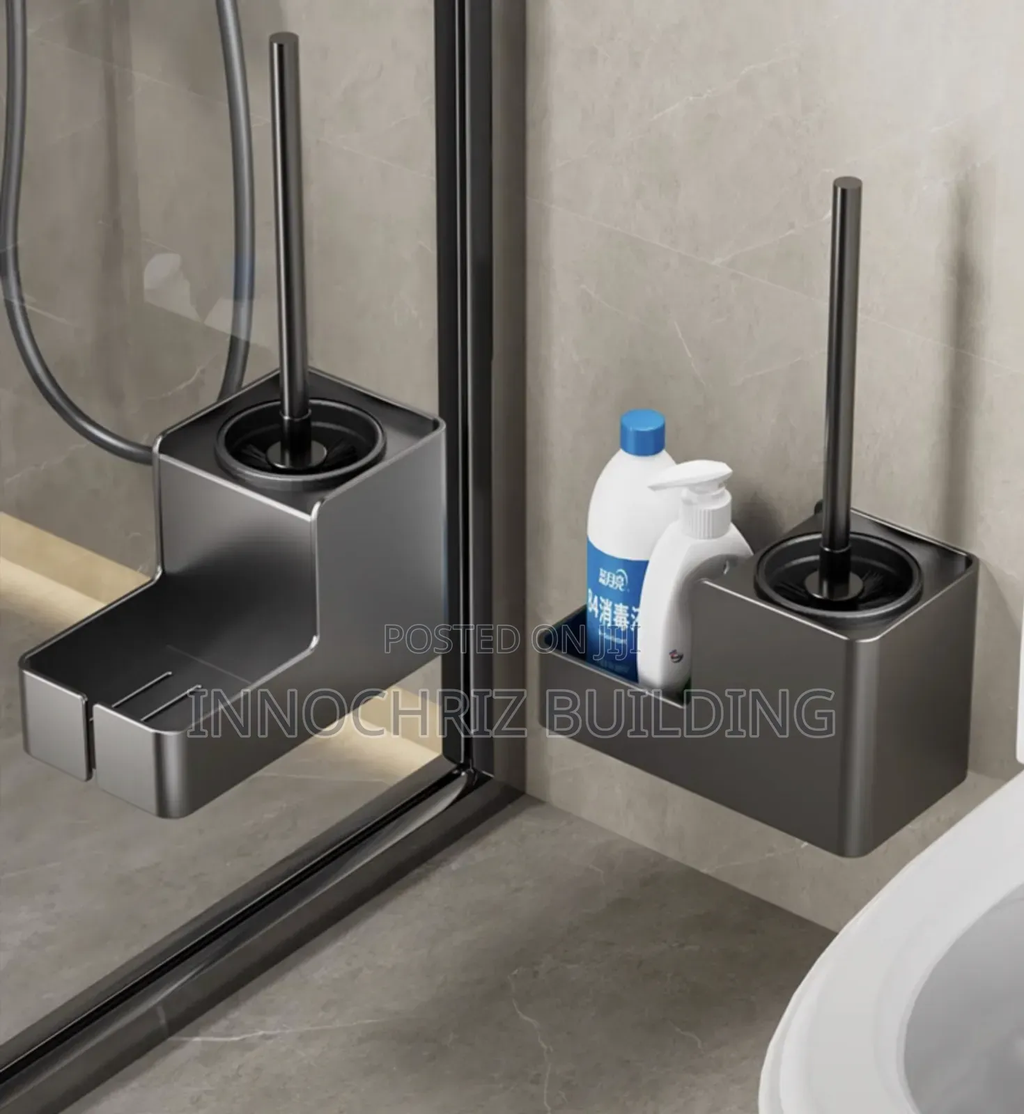 Toilet Brush and Toilet Cleaner Stand
