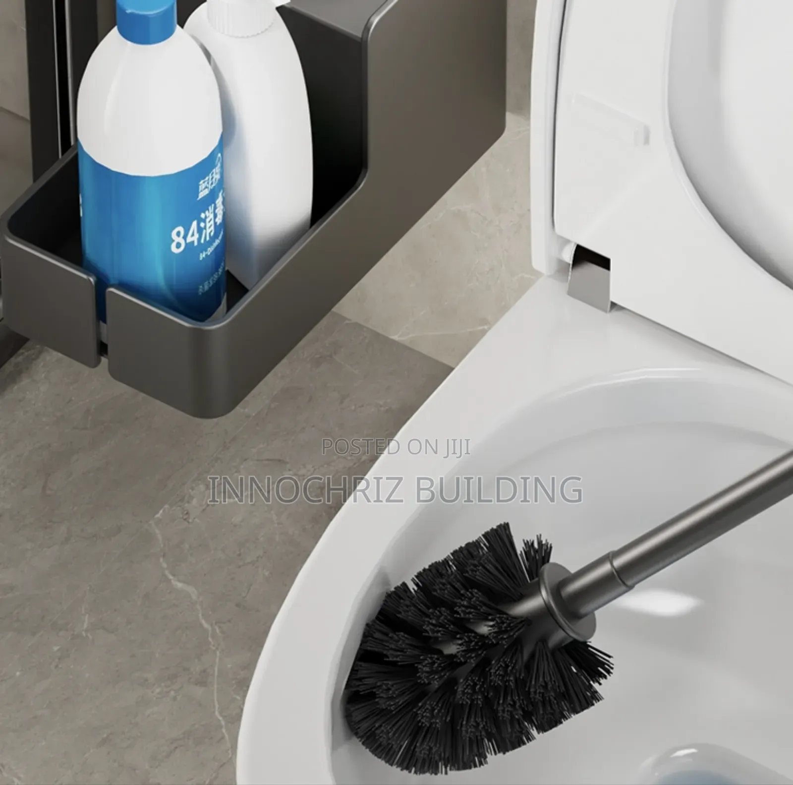 Toilet Brush and Toilet Cleaner Stand