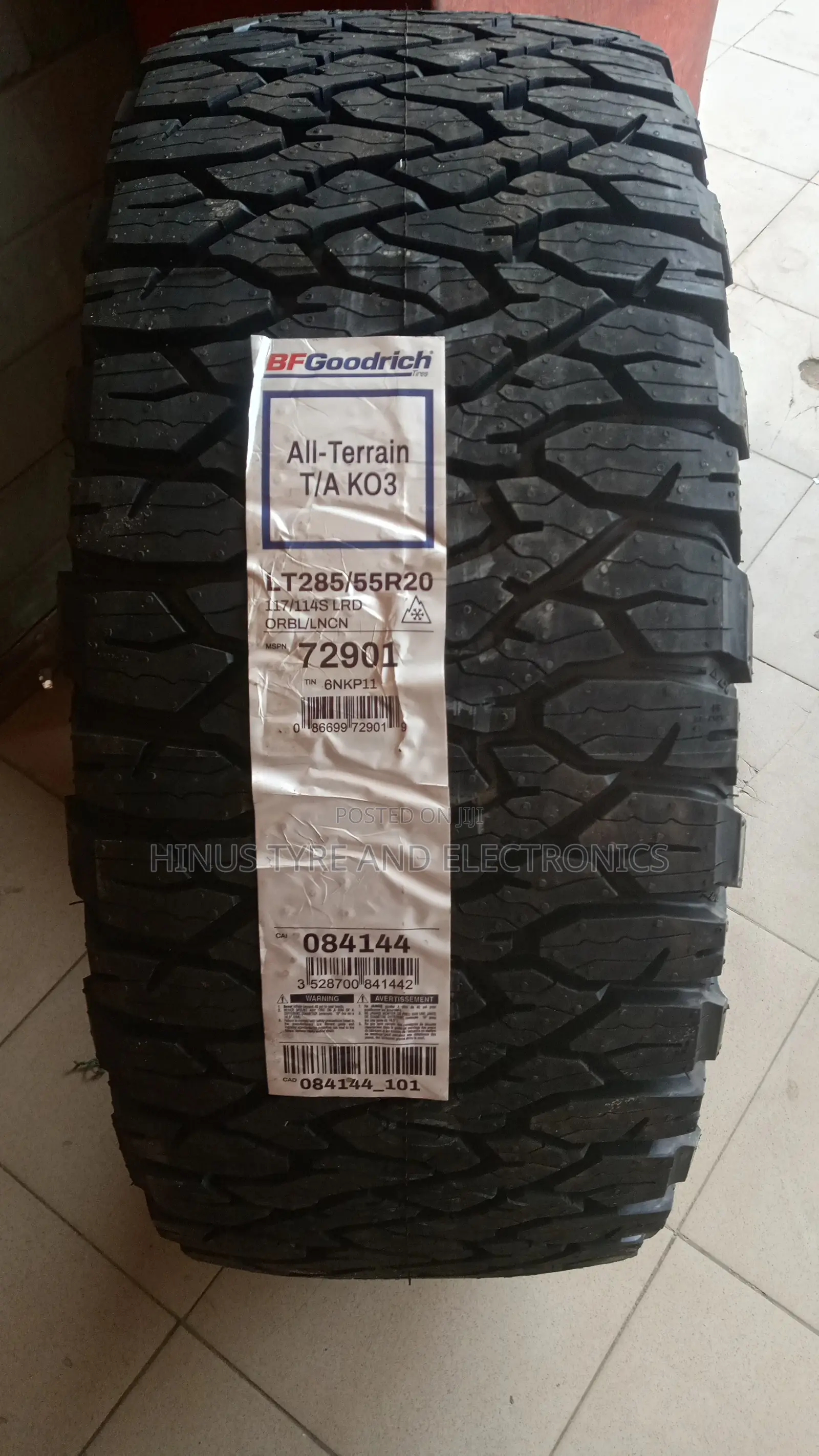 285/55/20 Bf Goodrich Tyre