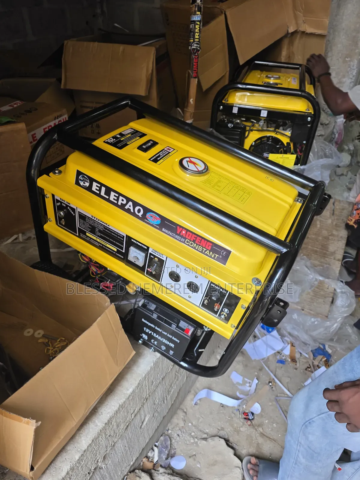 Original Elepaq Constant Petrol Gen 10.5kva 100%Copper Coil