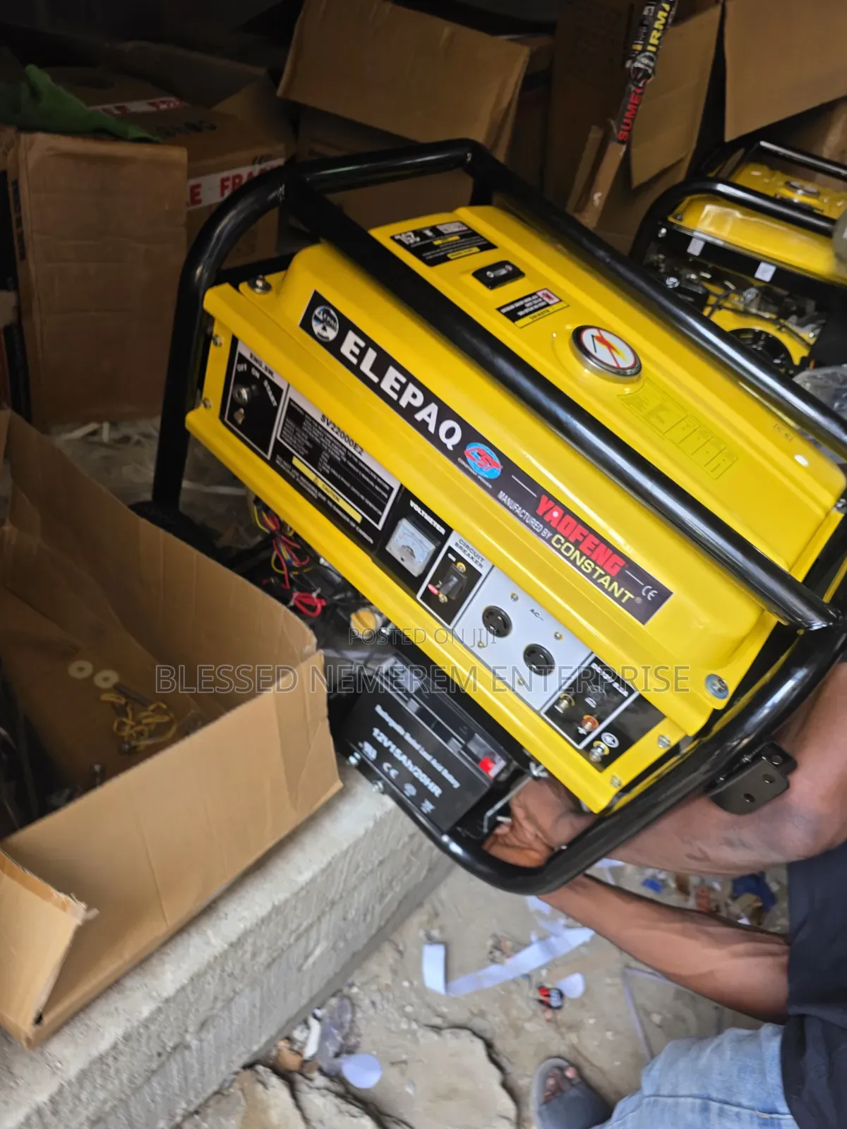 ☆¤Best 10kva Elepaq Petrol Generator Model Sv22000e2 100%Copper Coil