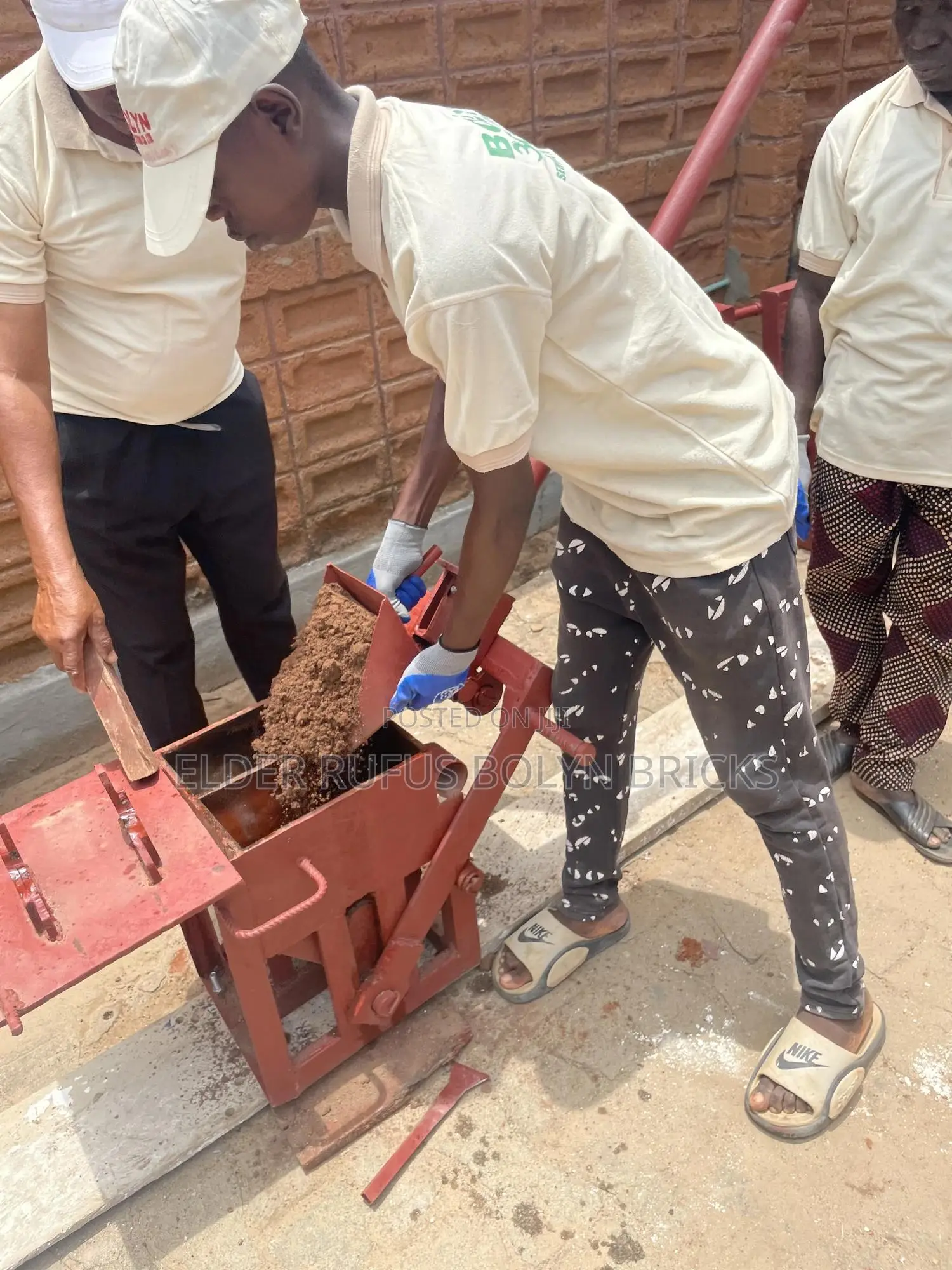 Double Clay Brick Press Machine;Manual/Multi Purpose