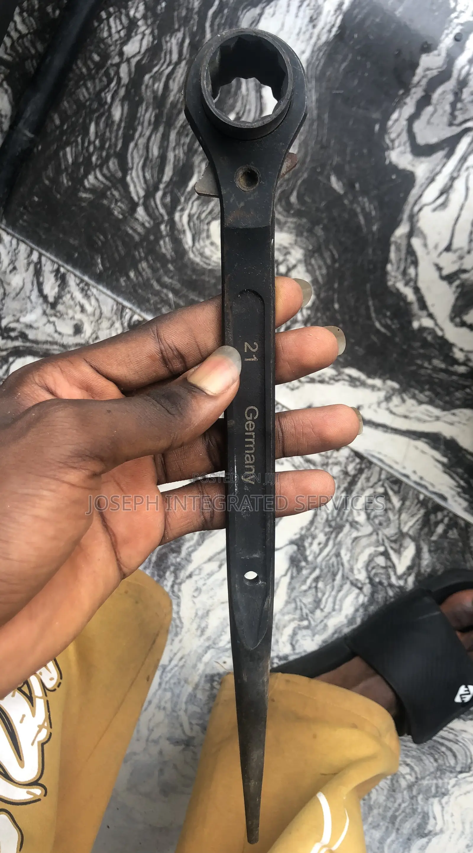 21mm and 22mm Scaffold Ratchet Podger Spanner