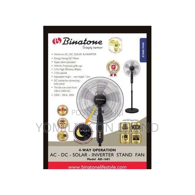 Binatone Standing Fan Ad - 1601