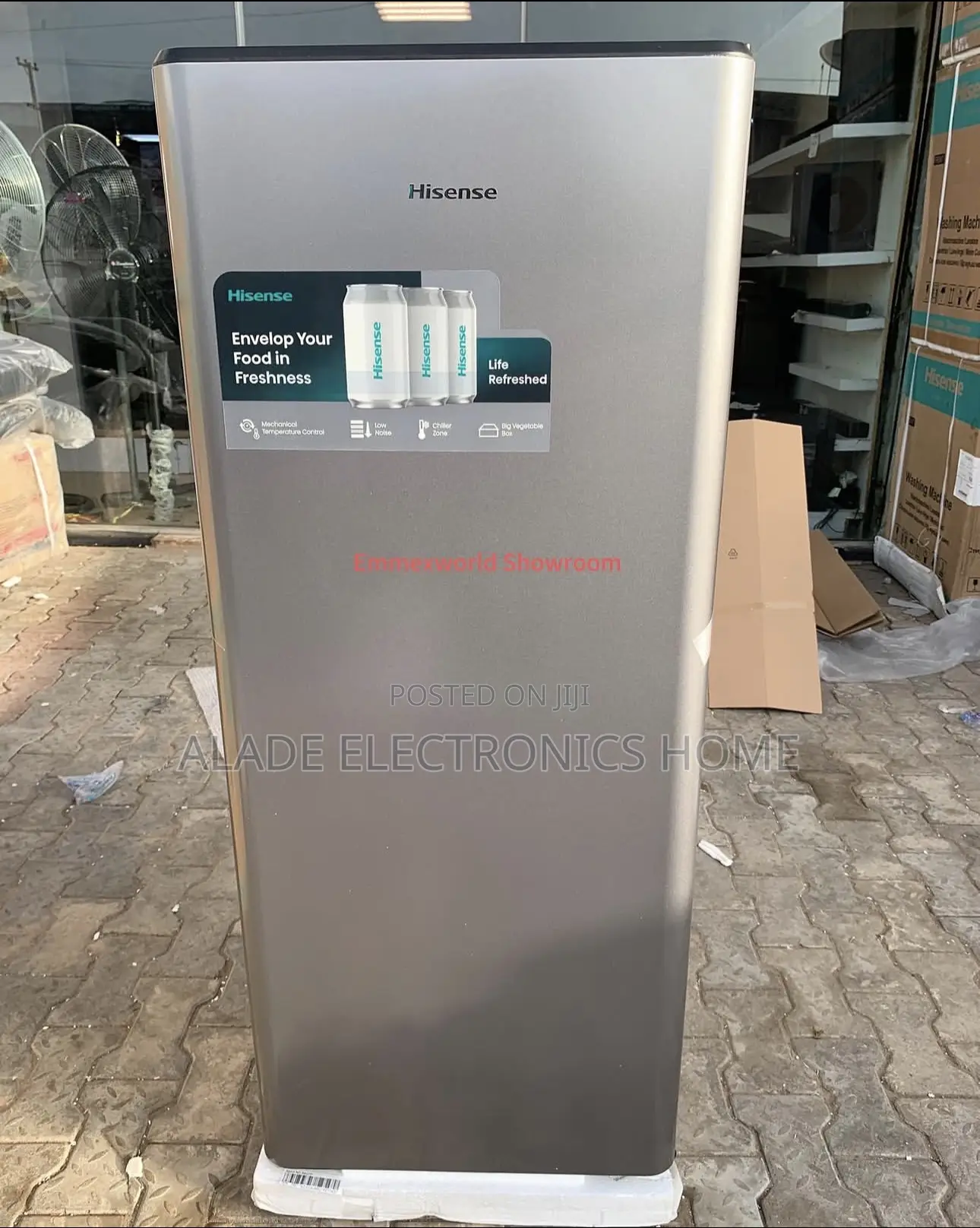 Hisense Single Door 176ltrs Refrigerator. 10yrs Waranty
