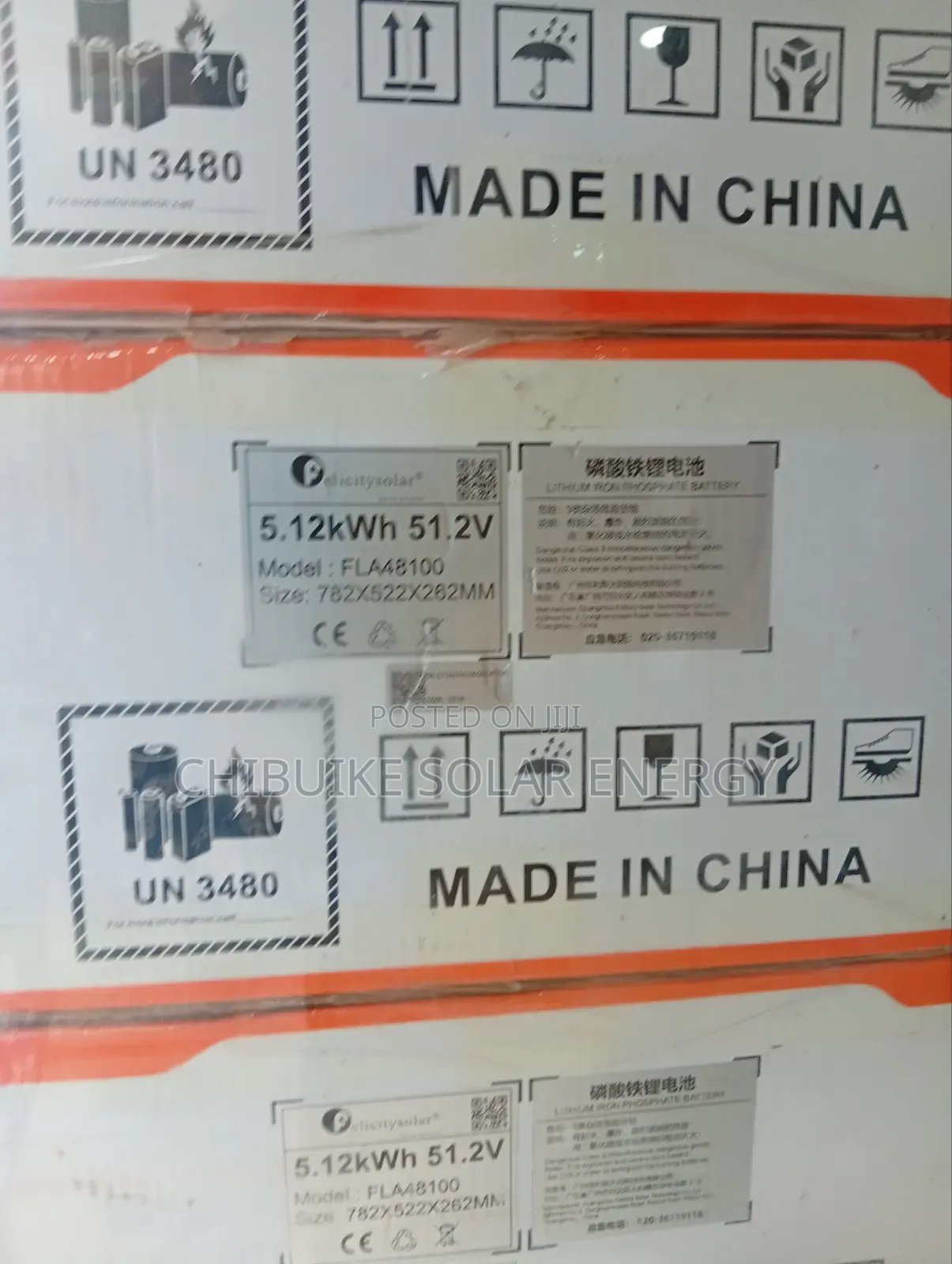 Felicity Solar Lithium Ion Batteries 5kwh 51.2v Fla48v100