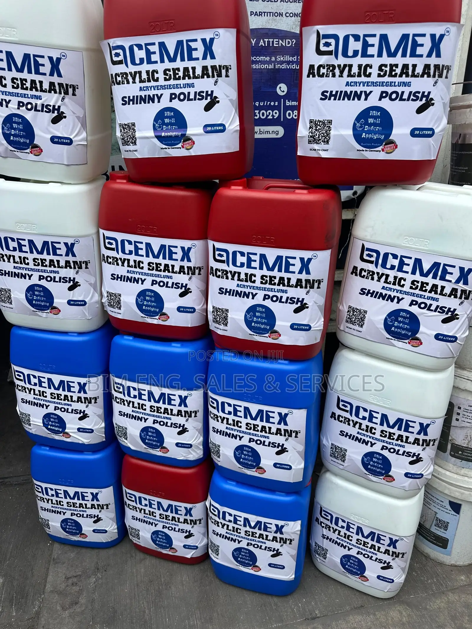 Cemex Acrylic Sealant Paint, Shinning Polish
