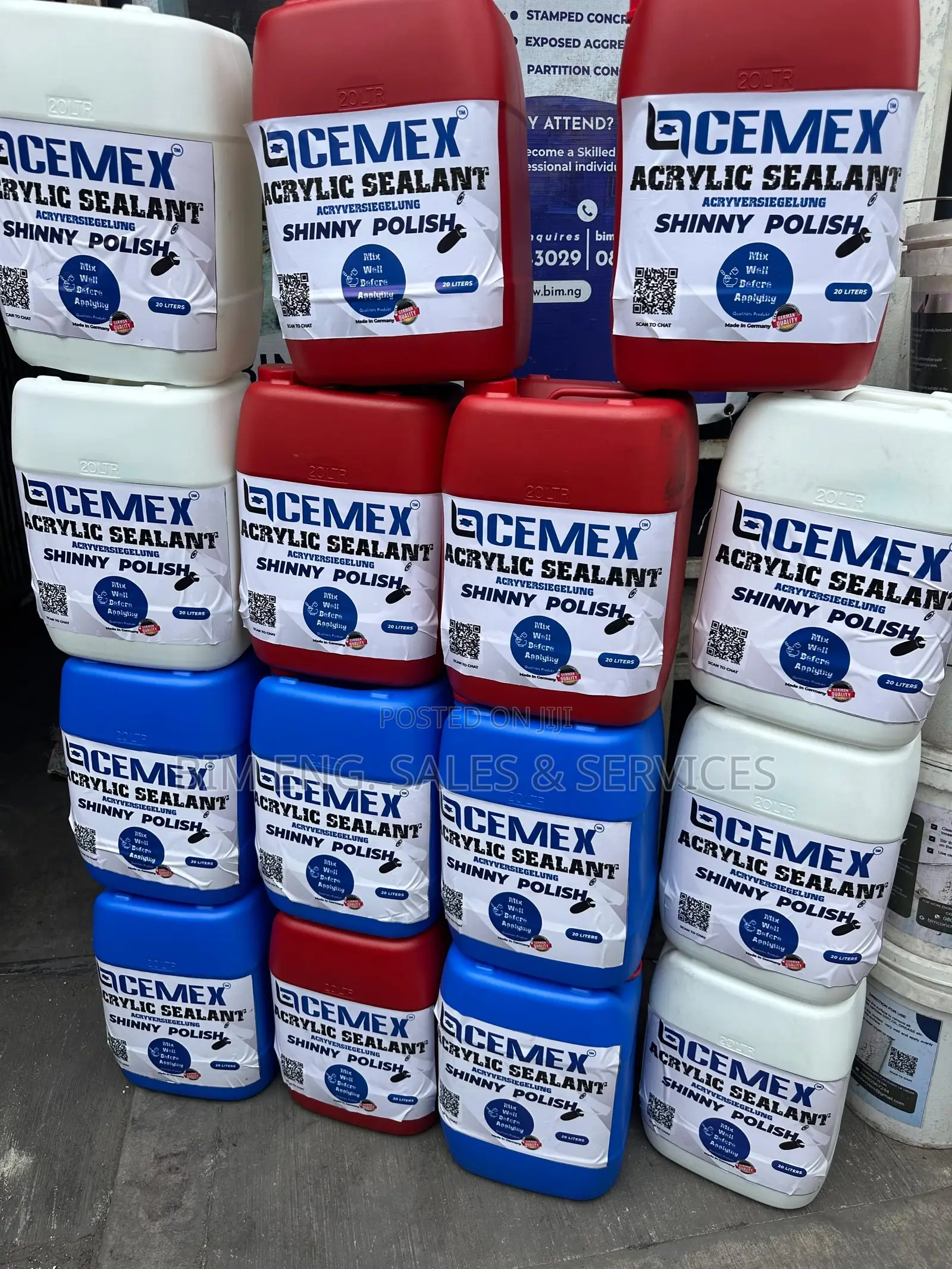 Cemex Acrylic Sealant Paint, Shinning Polish