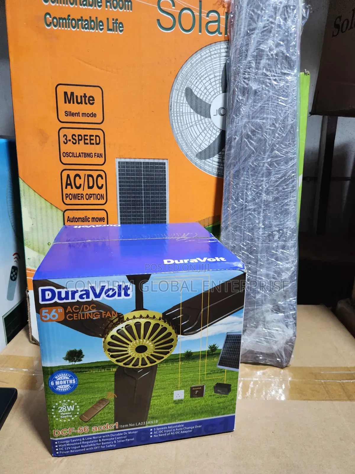 Powerful Duravolt 56" Inches Ac / Dc Ceiling Fan