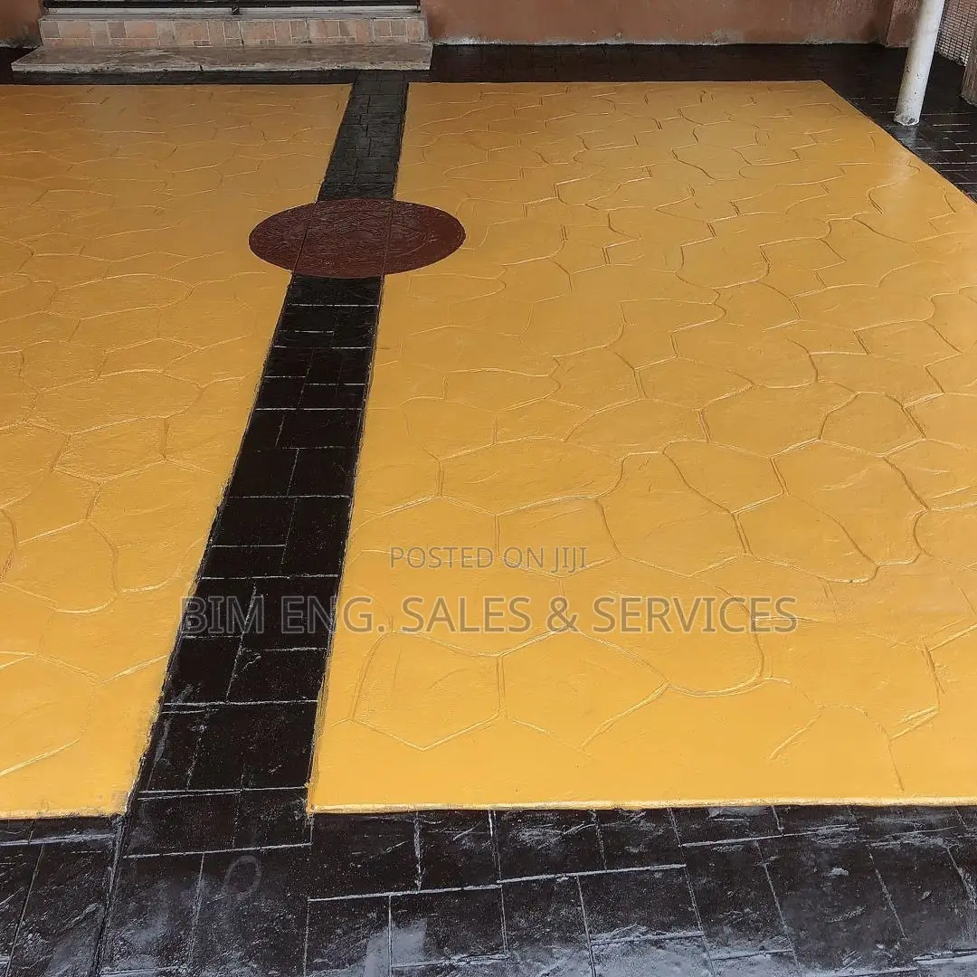 Yellow and Black Stamped
