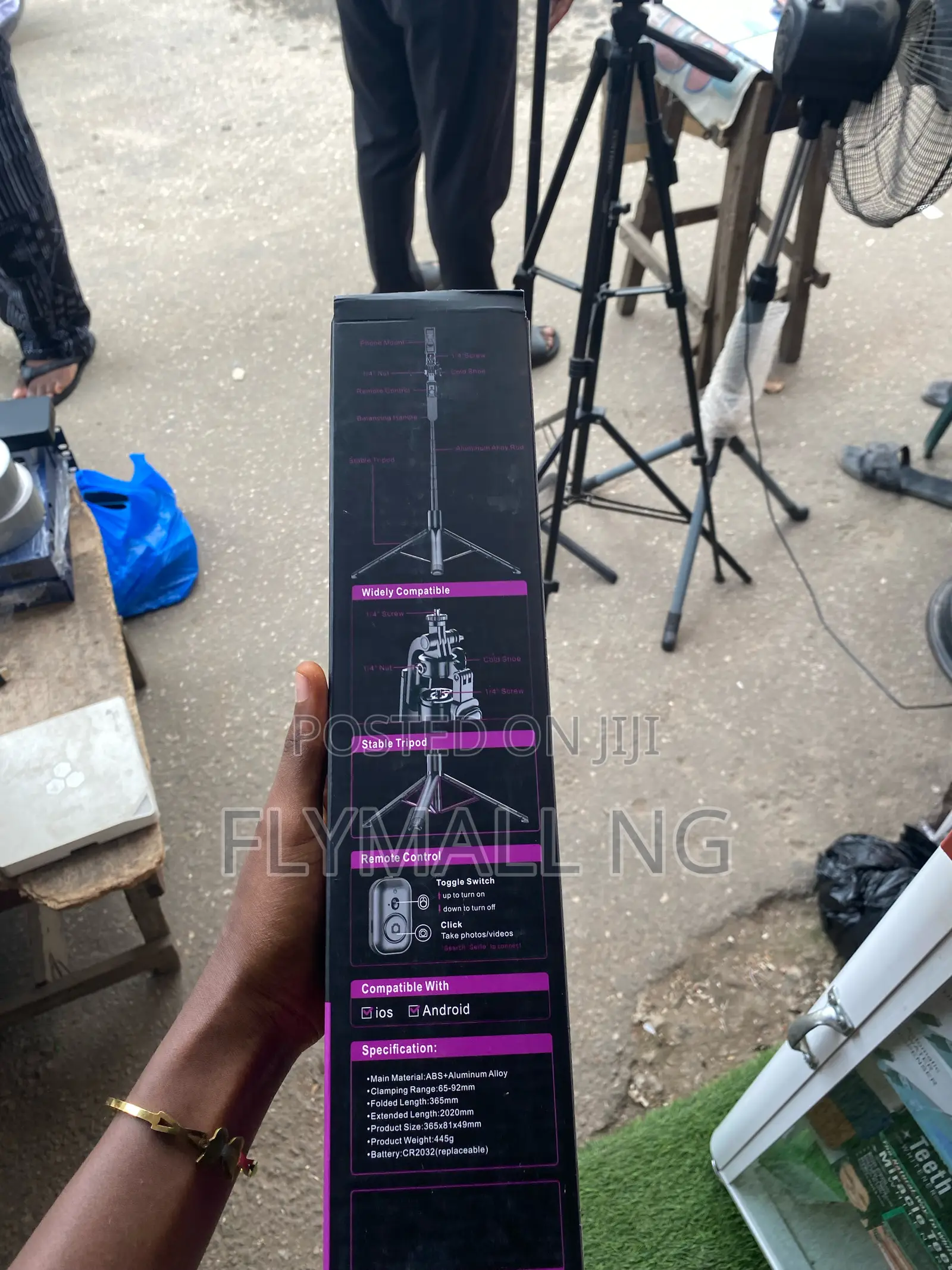 C08 Long Stable Selfie Stick Tripod