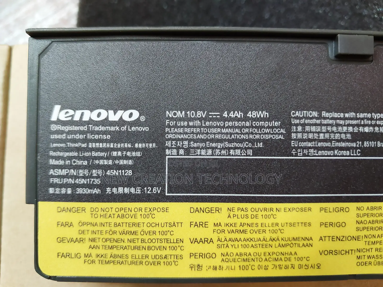 Lenovo X240 68+ 48wh Laptop Battery