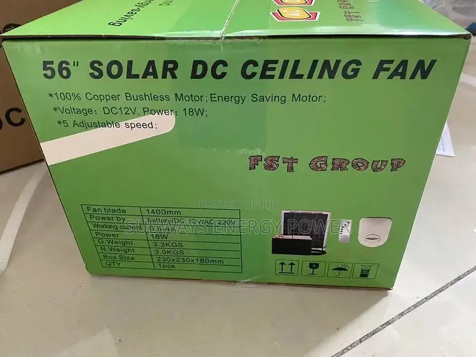 Ac/Dc FST Solar Ceiling Fan