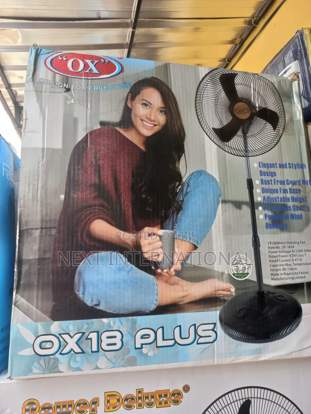 Ox Standing Fan 18 Inches