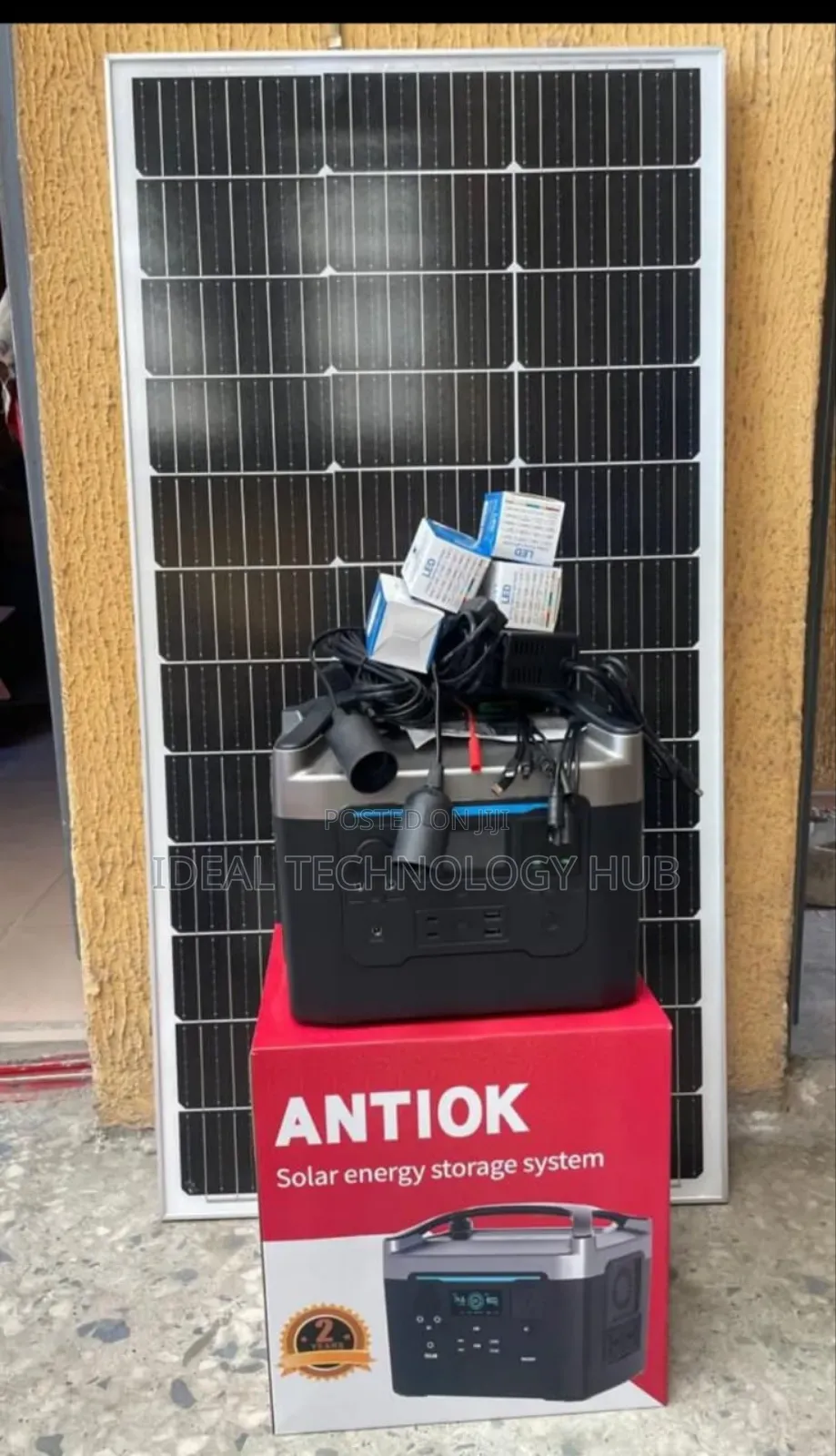 Antiok Solar Energy Storage System With Solar Panel