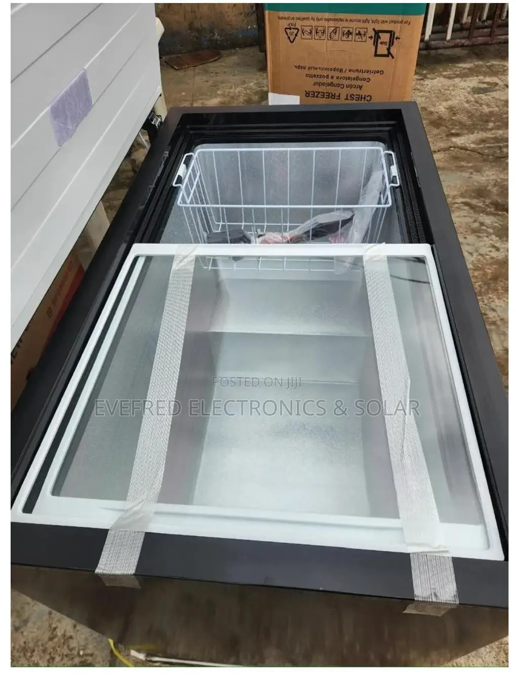 Brand New Hisense 250 Model Black Freezer(189 Liters)