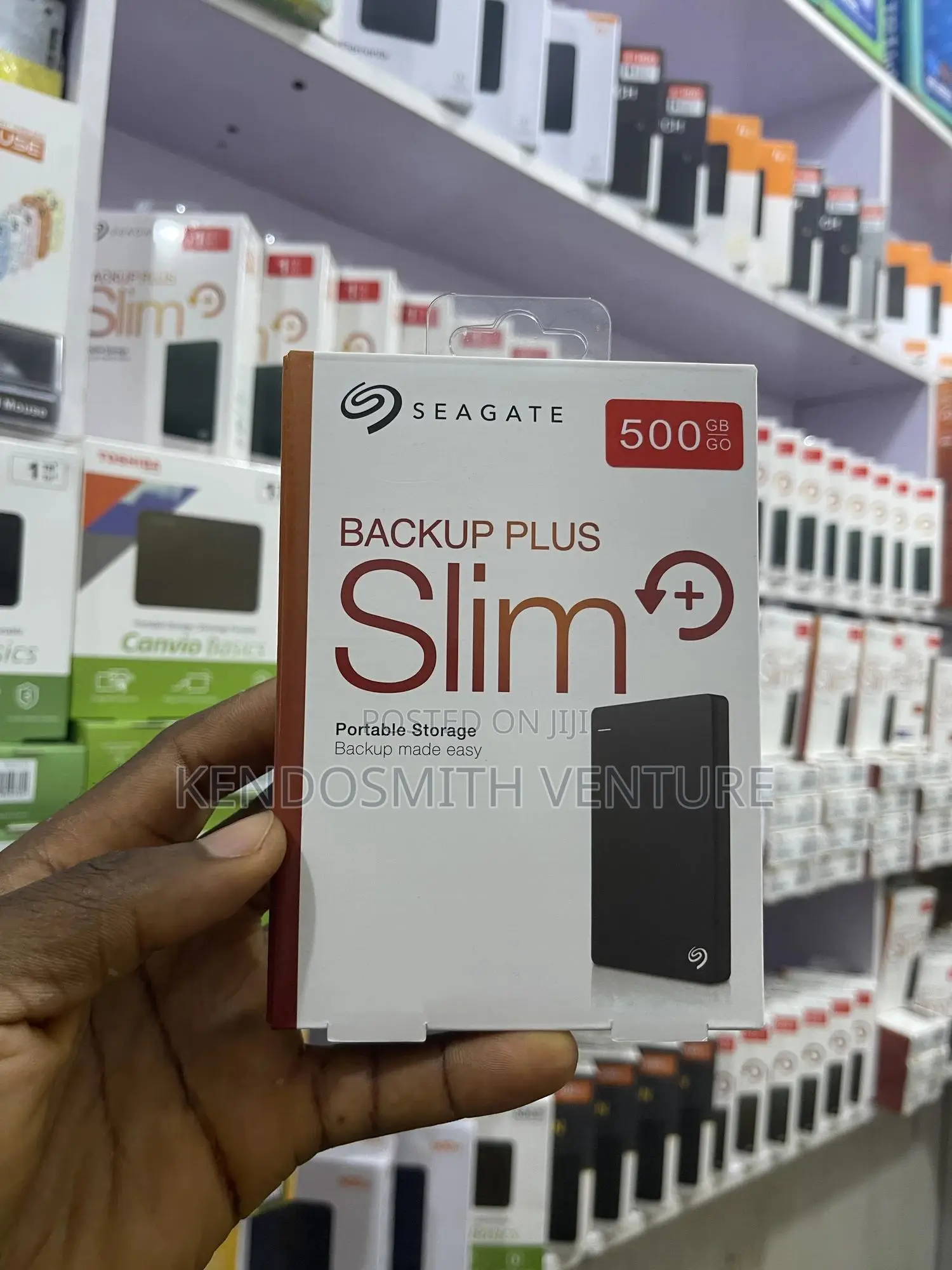 Seagate Backup Plus Slim 500gb External Hard Drive – Portable Usb 3.0