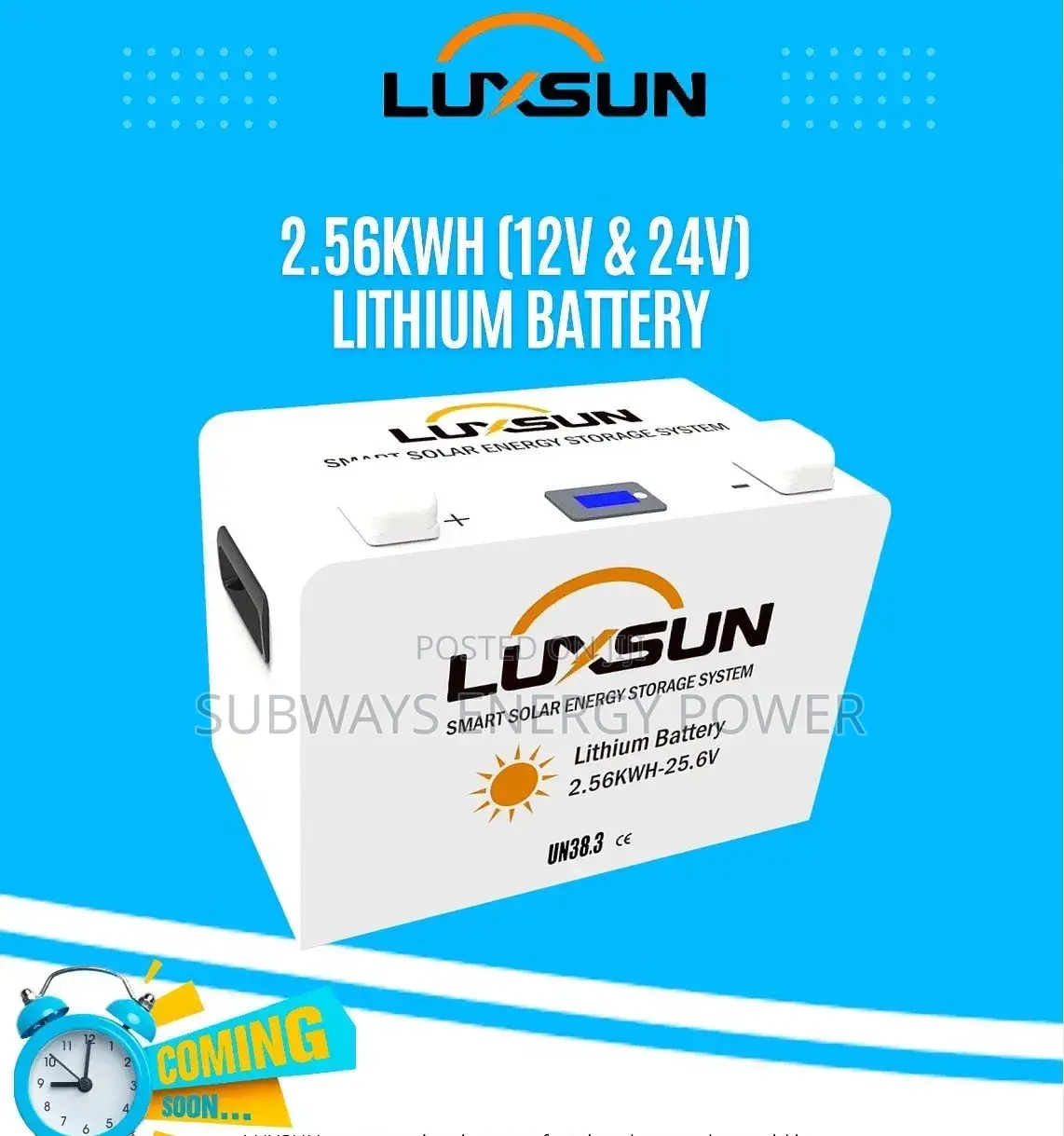 Luxsun 2.5kwh 24v Lithium Battery