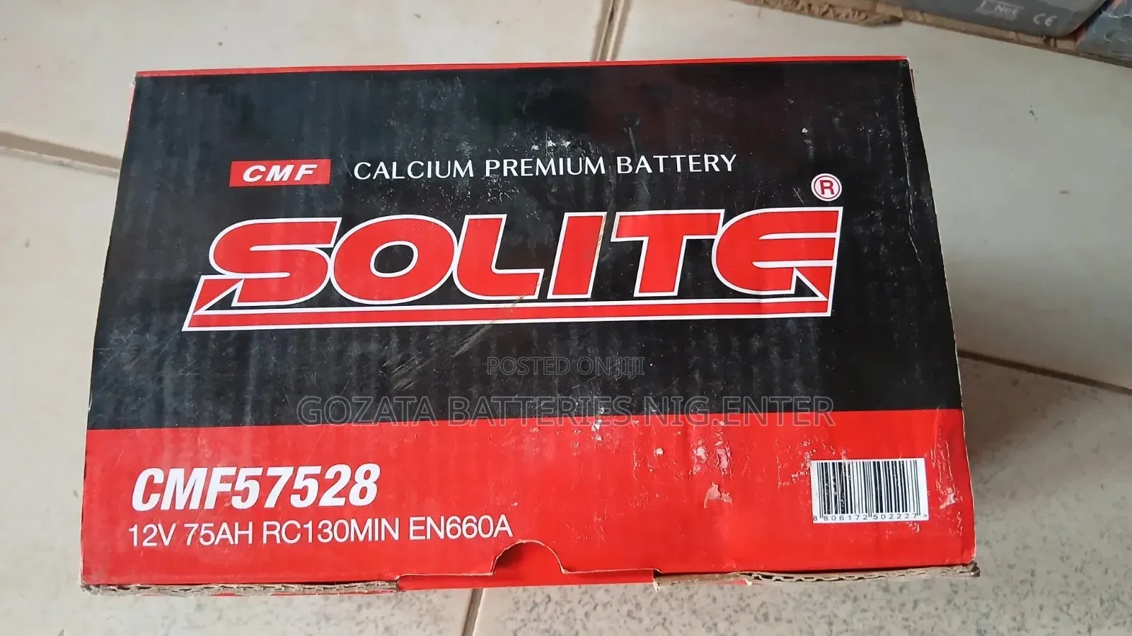 Solite Battery 75ah Made in Korea