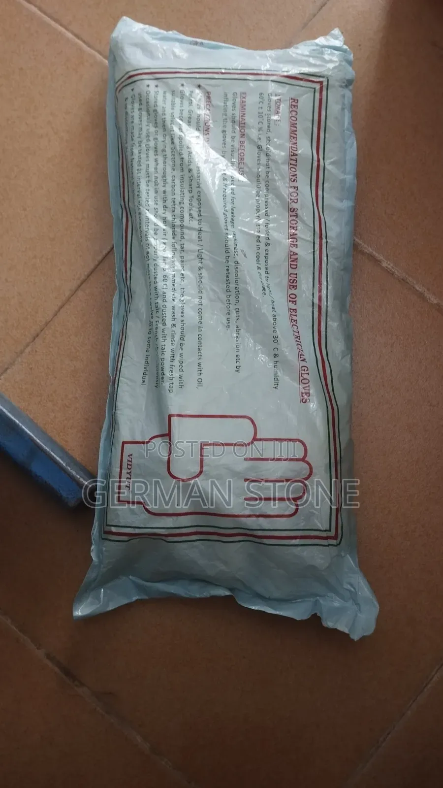 Vtdyut High Tension Seamless Electricians Gloves (33 Kva