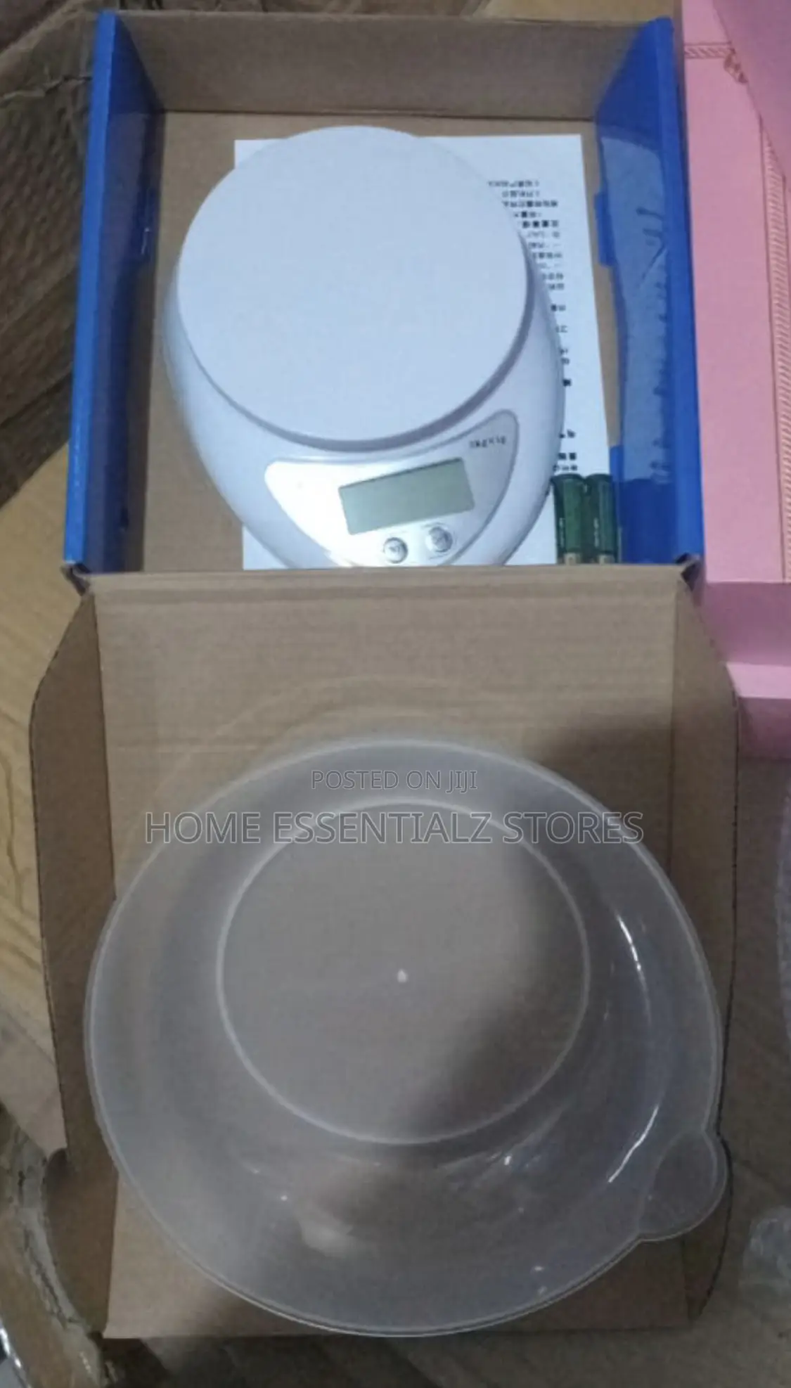 Digital Kitchen Scale With Measuring Bowl - Electronic Kitchen Scale