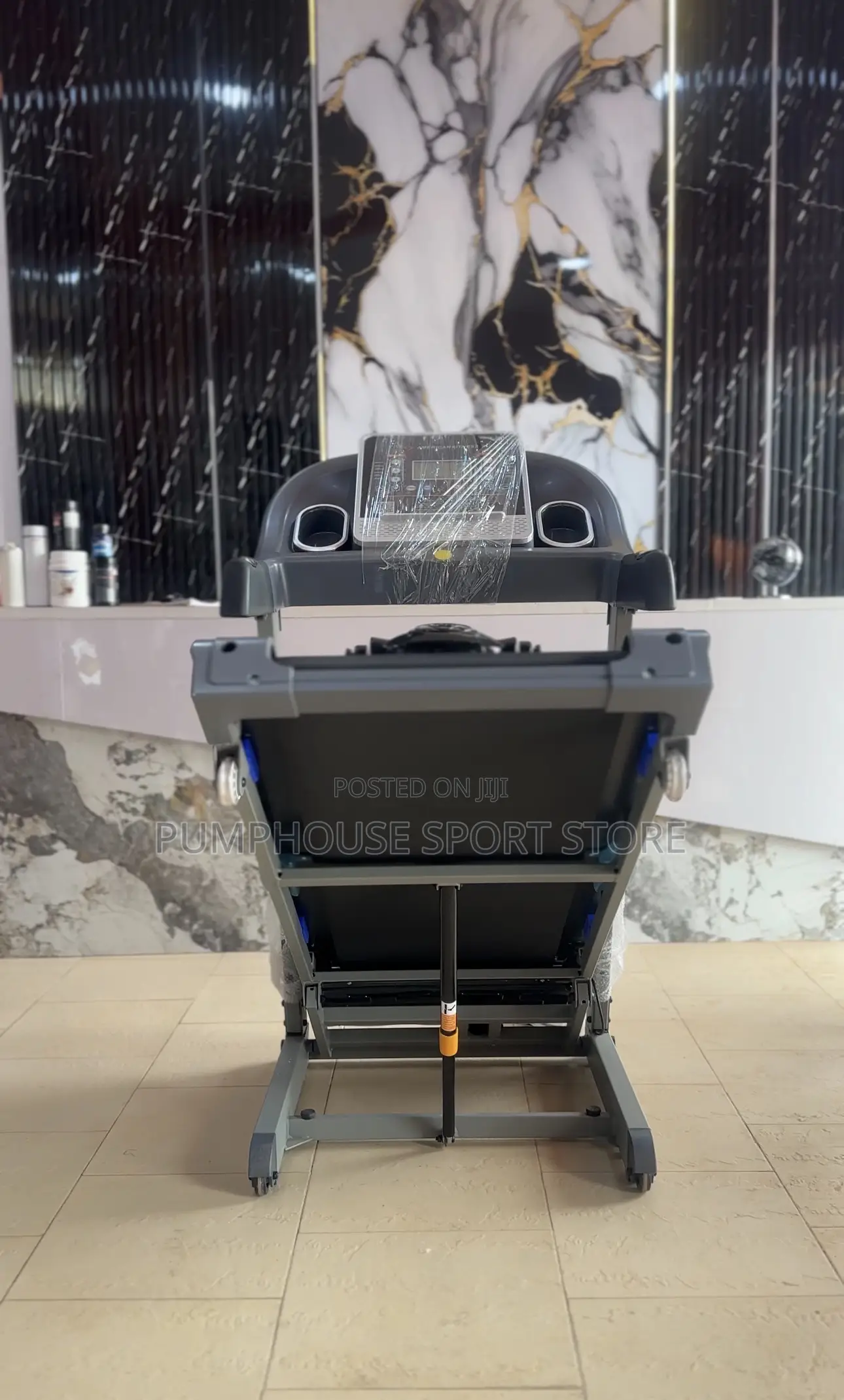 Free Yoga Mat and Dumbbells With 2.5hp American Fitness Treadmill