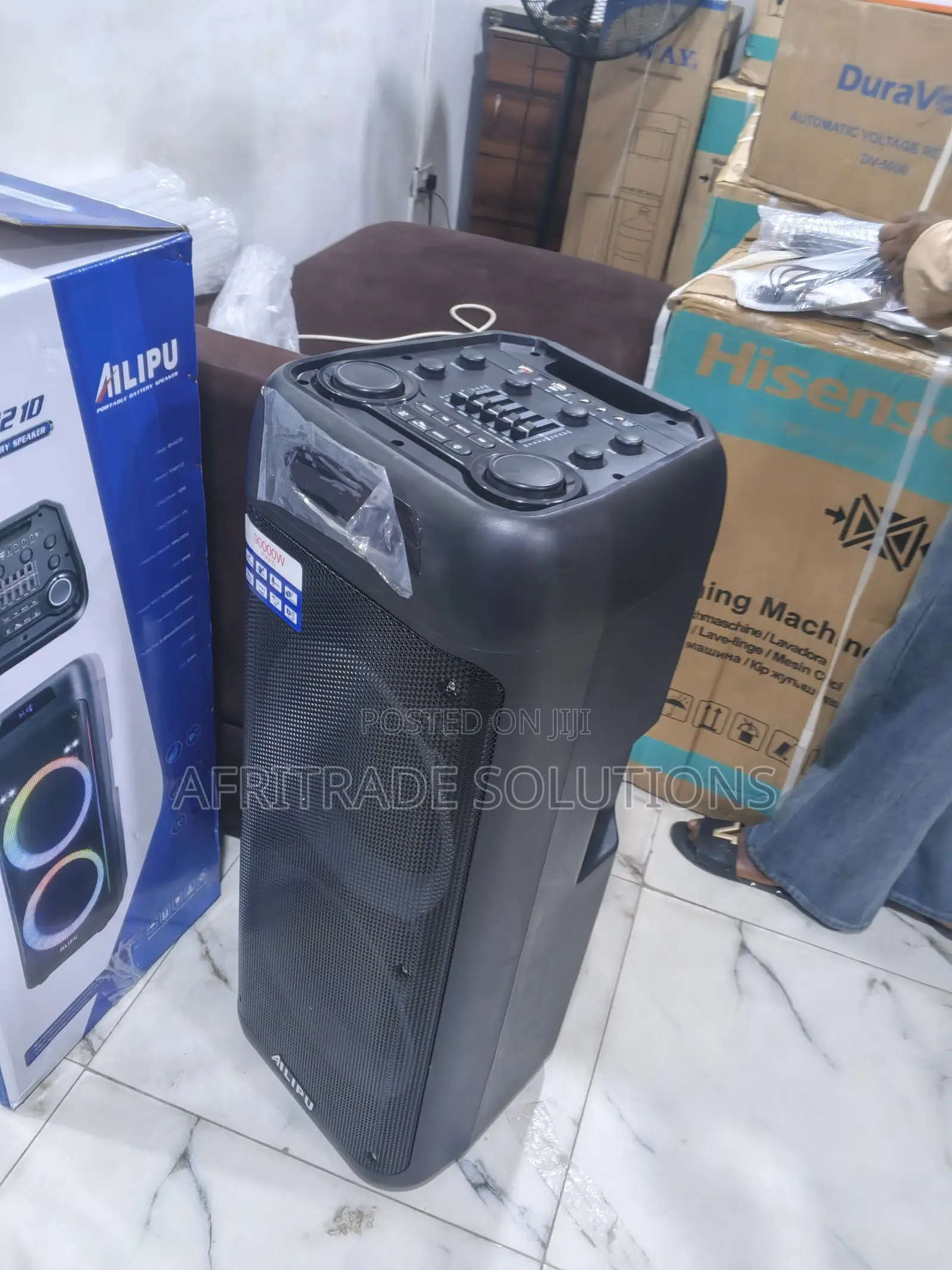 Ailipu Sound System With Microphone – Rich Bass Output