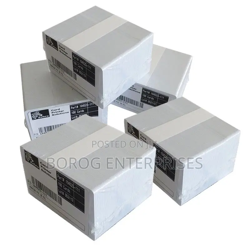 Zebra Premier PVC Cards (104523-111) – 500 Units
