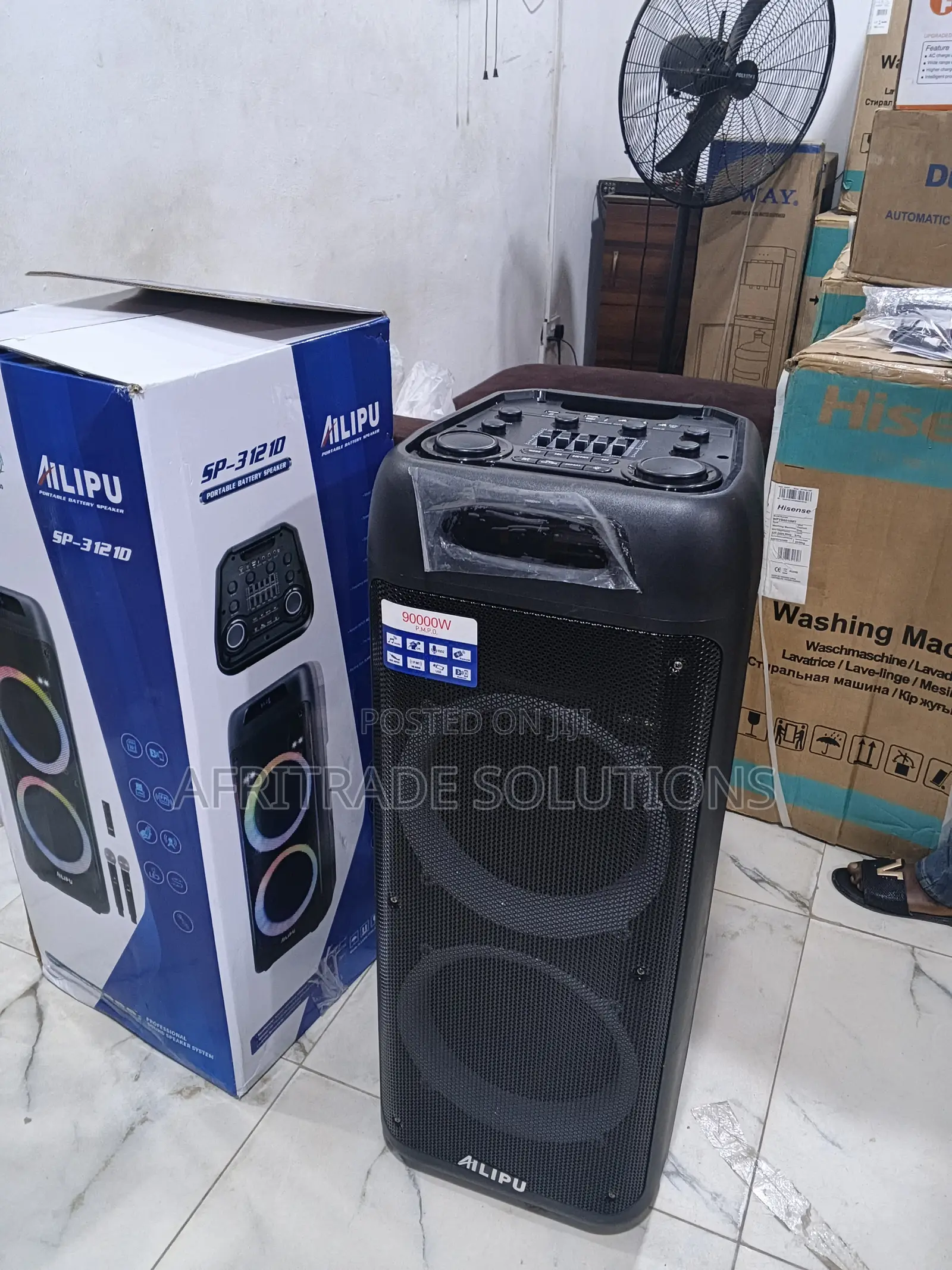 Ailipu Home Theatre System – Powerful Speakers + Mic