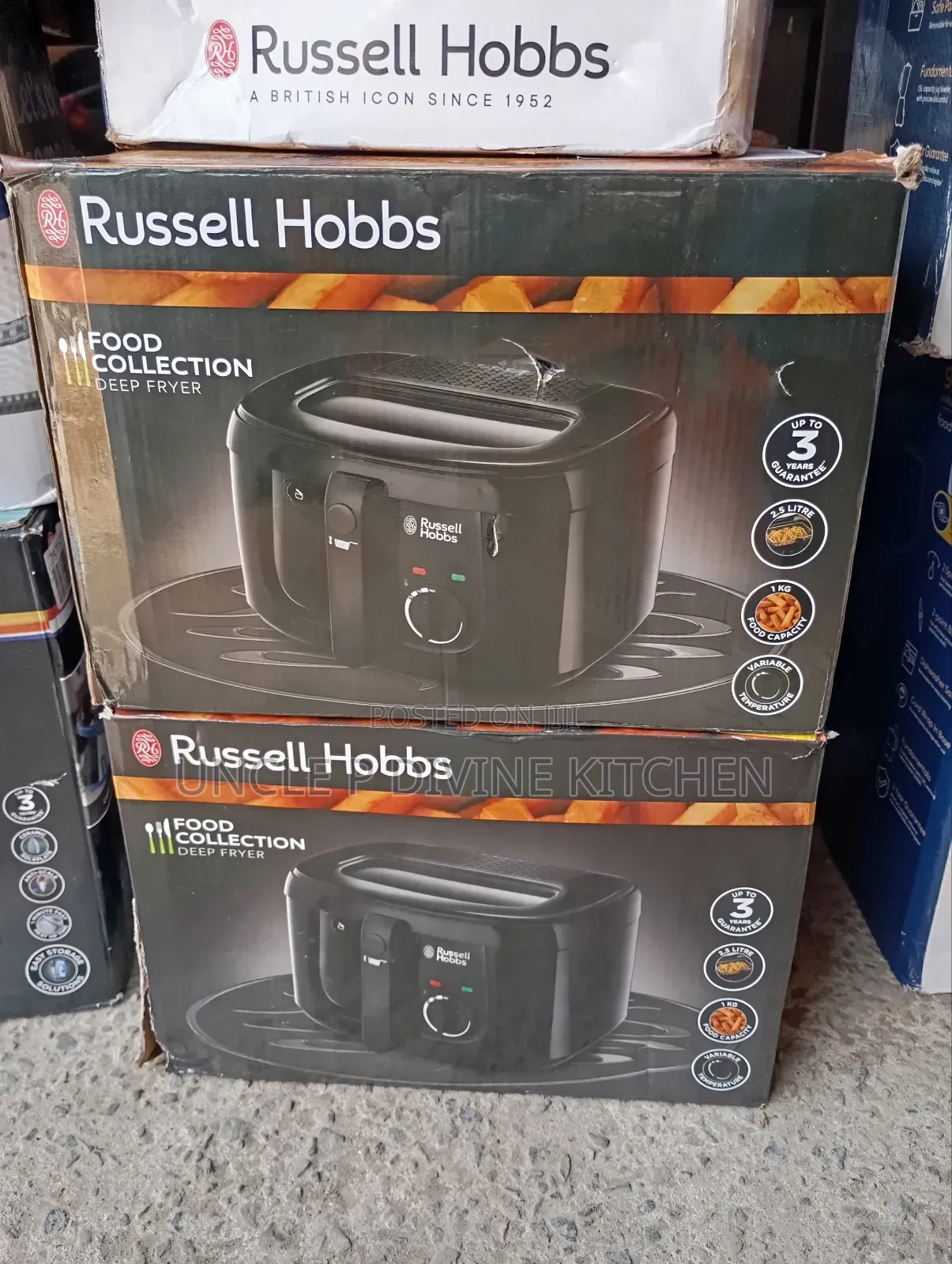 Russell Hubbs Model 24570 Electric Plastic Deep Fryer, 2.5l, 1800w.