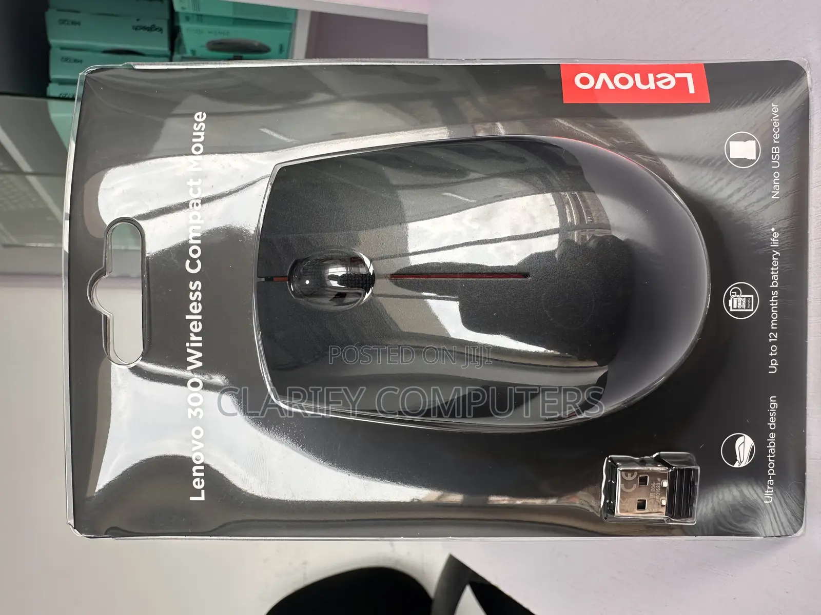 Lenovo 300 Wireless Compact Mouse