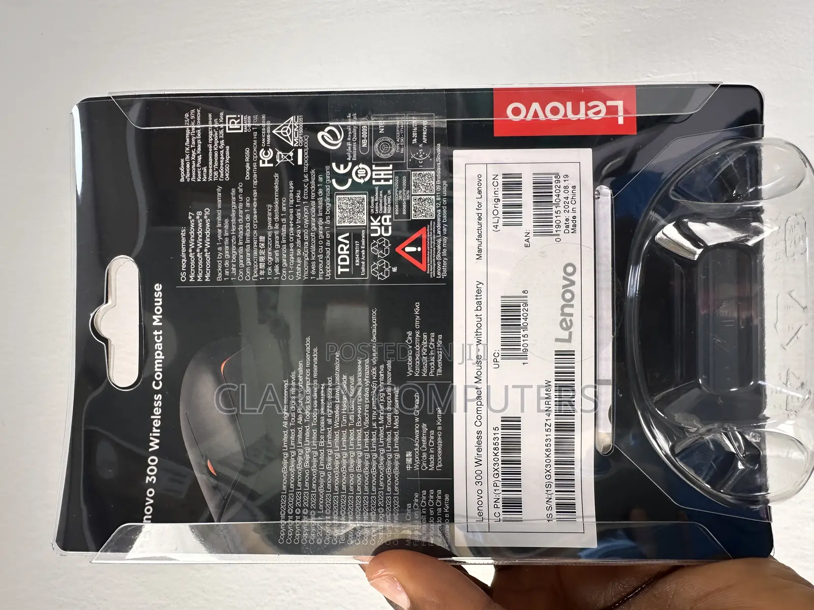 Lenovo 300 Wireless Compact Mouse