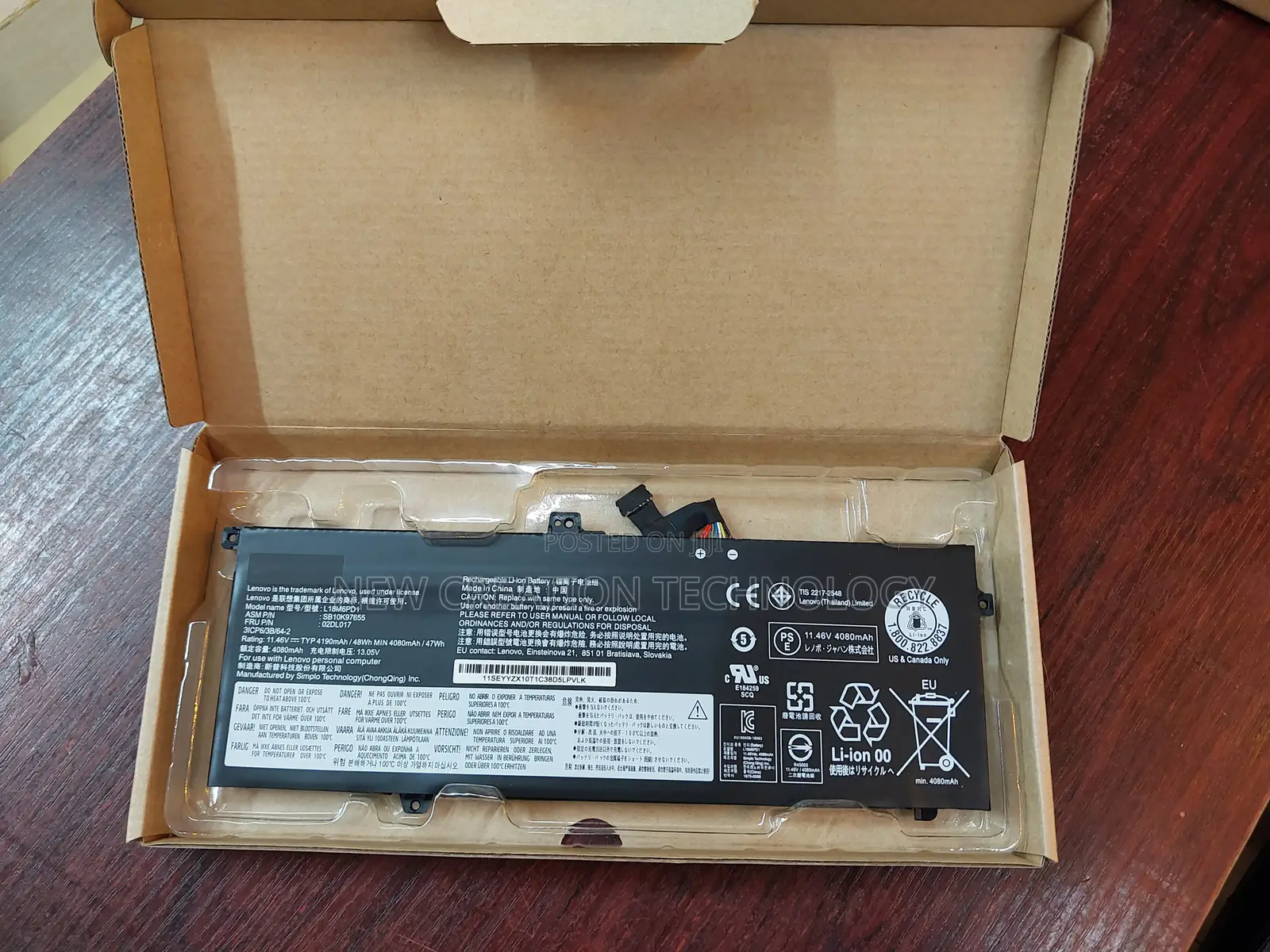 Lenovo L18m6pd1 Laptop Battery