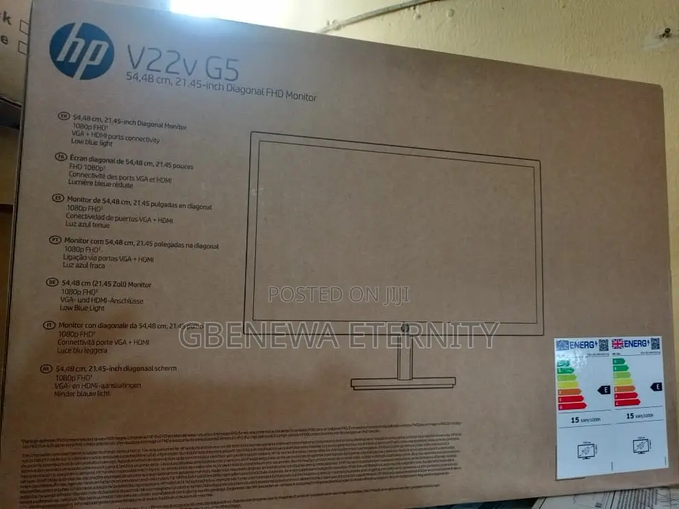 Hp V22v G5 FHD Monitor