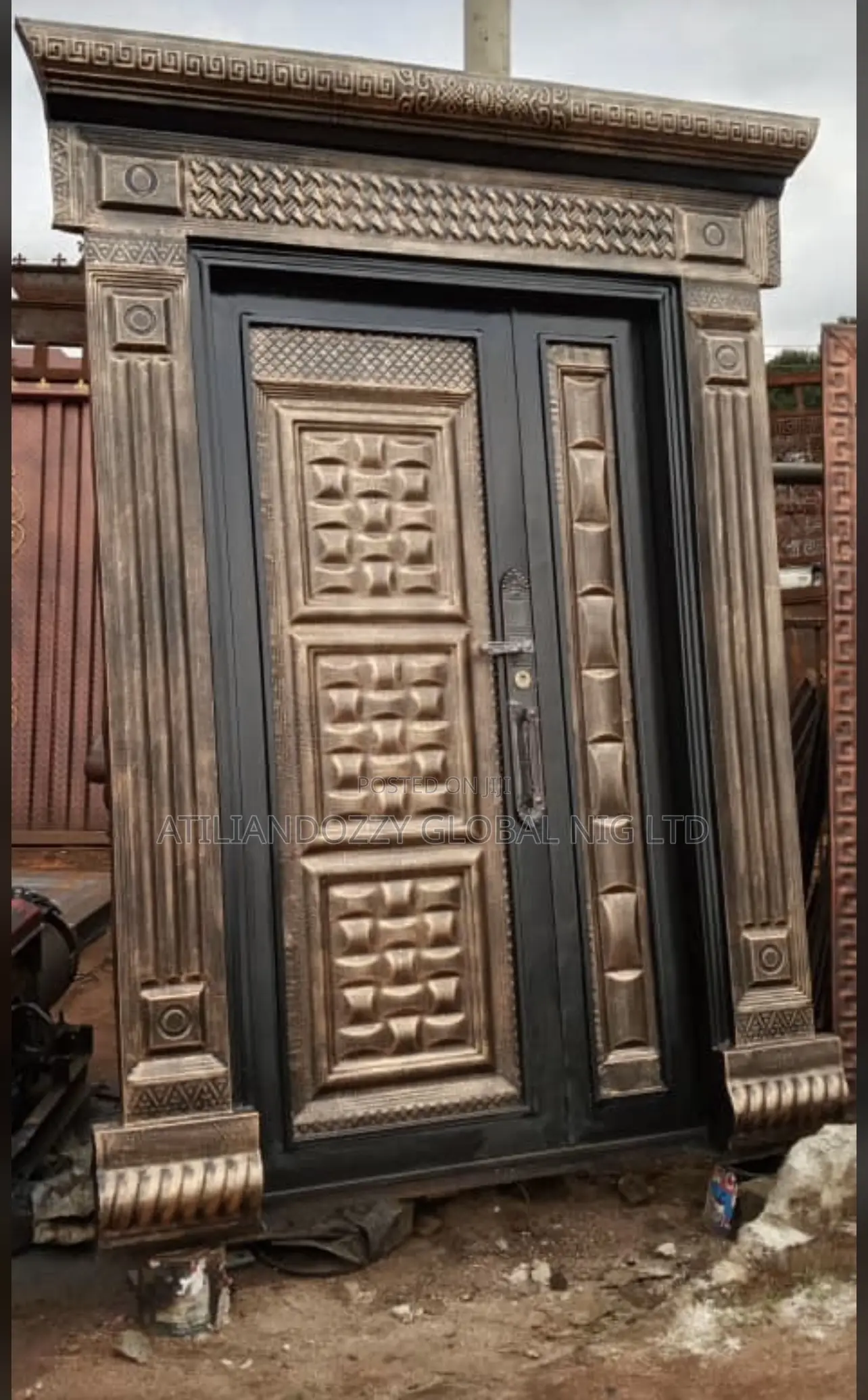 Royal Wrought Iron Door