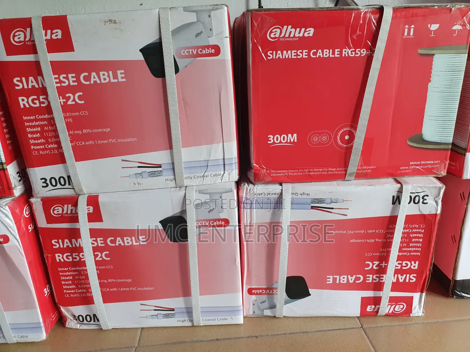 Dahua Siamese Rg59-2c 300 Metres Cable