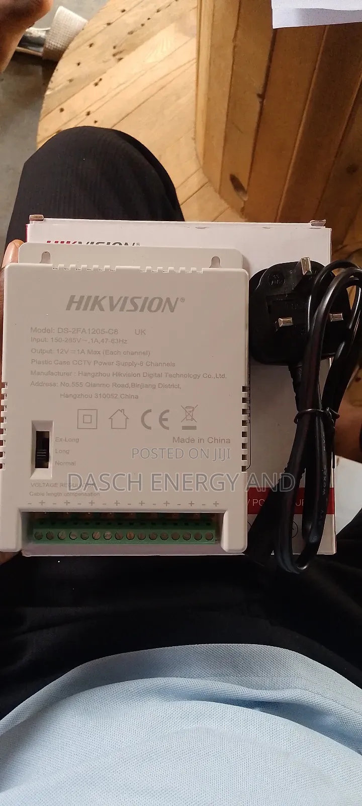 Hikvision 8 Channel Power Supply