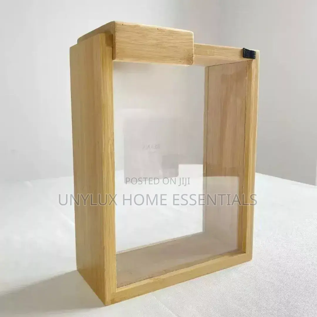 Bamboo Dry Food Pantry Cereal Dispenser
