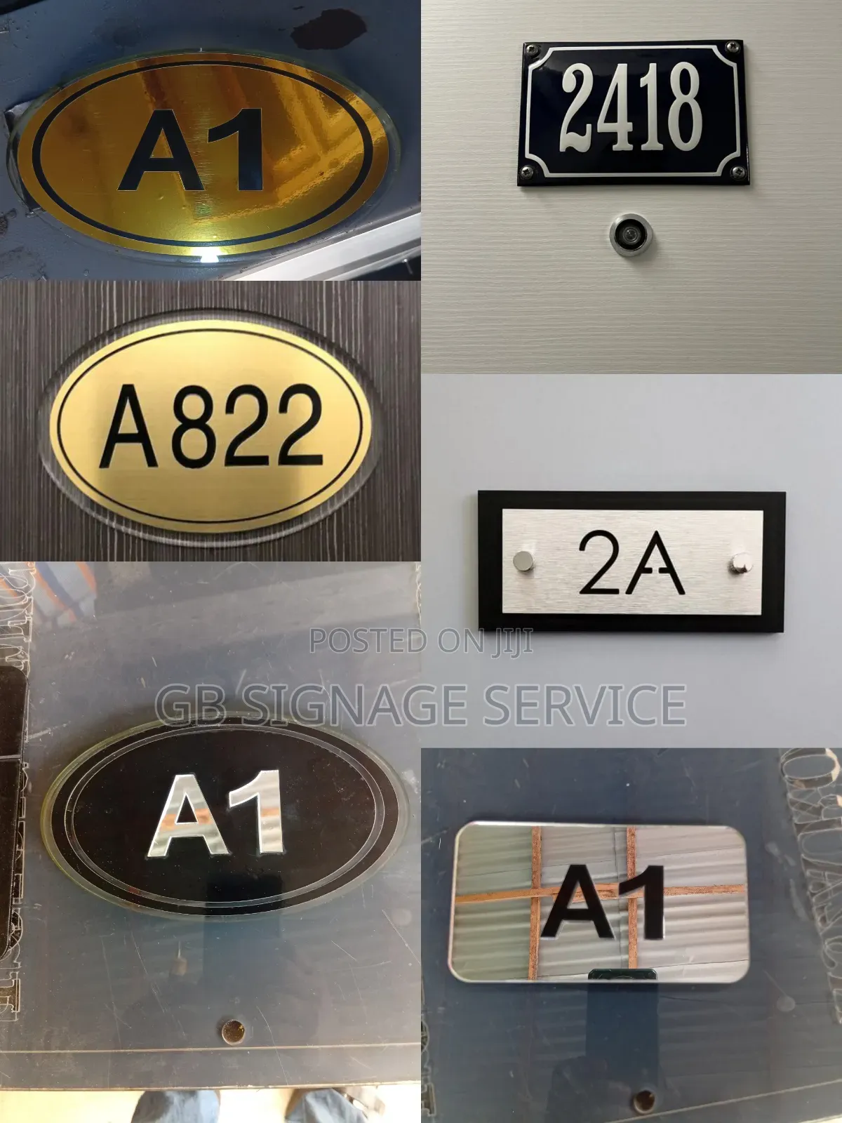 Custom Door Number Sign