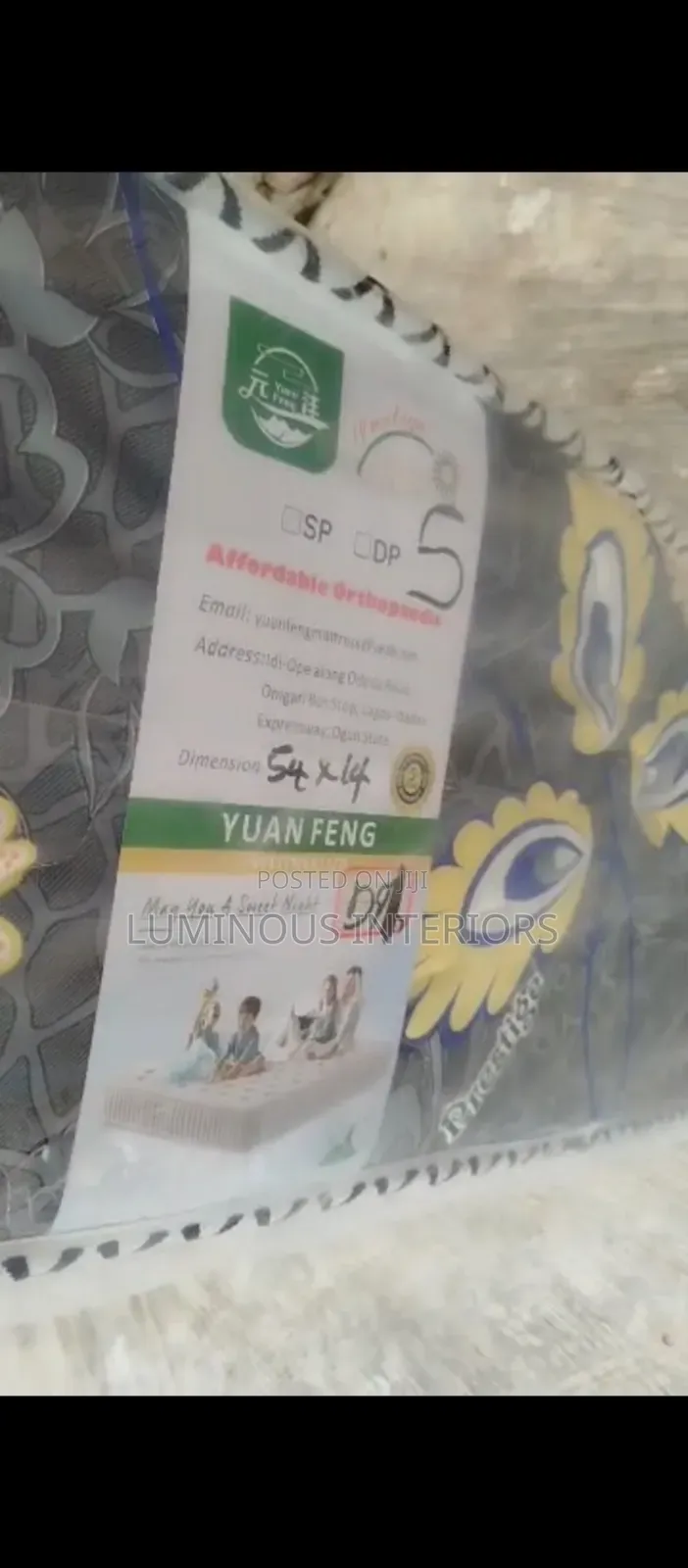 The Yf Prestige Semi Orthopaedic Mattress 41⁄2 by 6 (14 Inches)