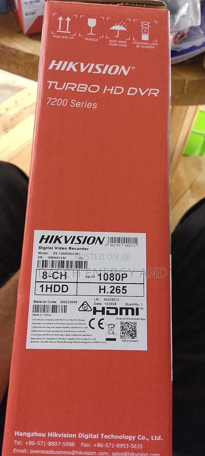 8 Channels DVR 2mp Ds-7208hghi-M1