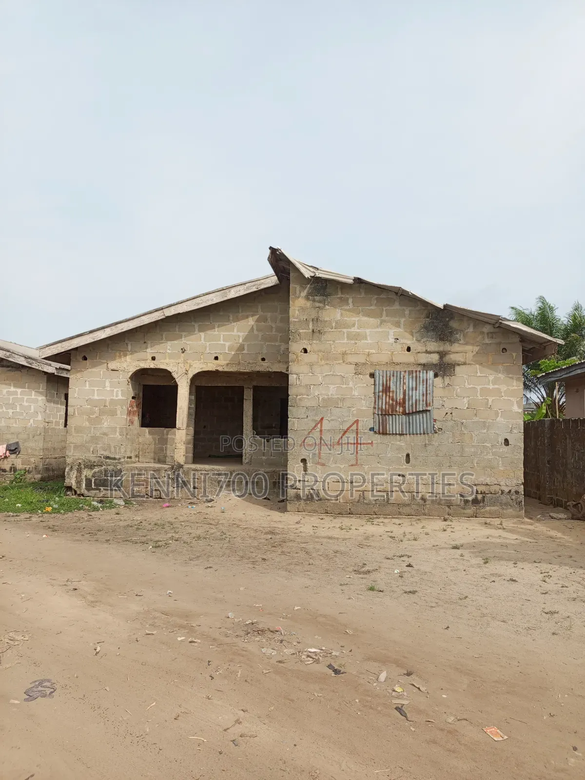 3 Bedroom Bungalow Carcass in Ibeju