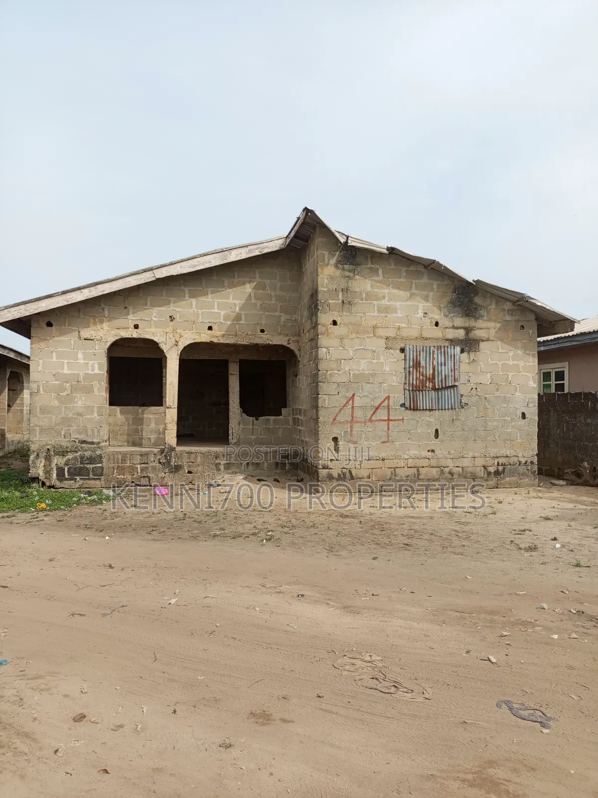 3 Bedroom Bungalow Carcass in Ibeju